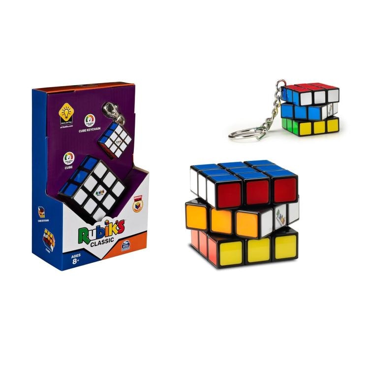 Rubiks - 3x3 Set + Obesek Rubik's - Akcija v trgovini Mueller