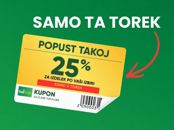 Kupon na en izdelek po vaši izbiri - Akcija v trgovini Spar