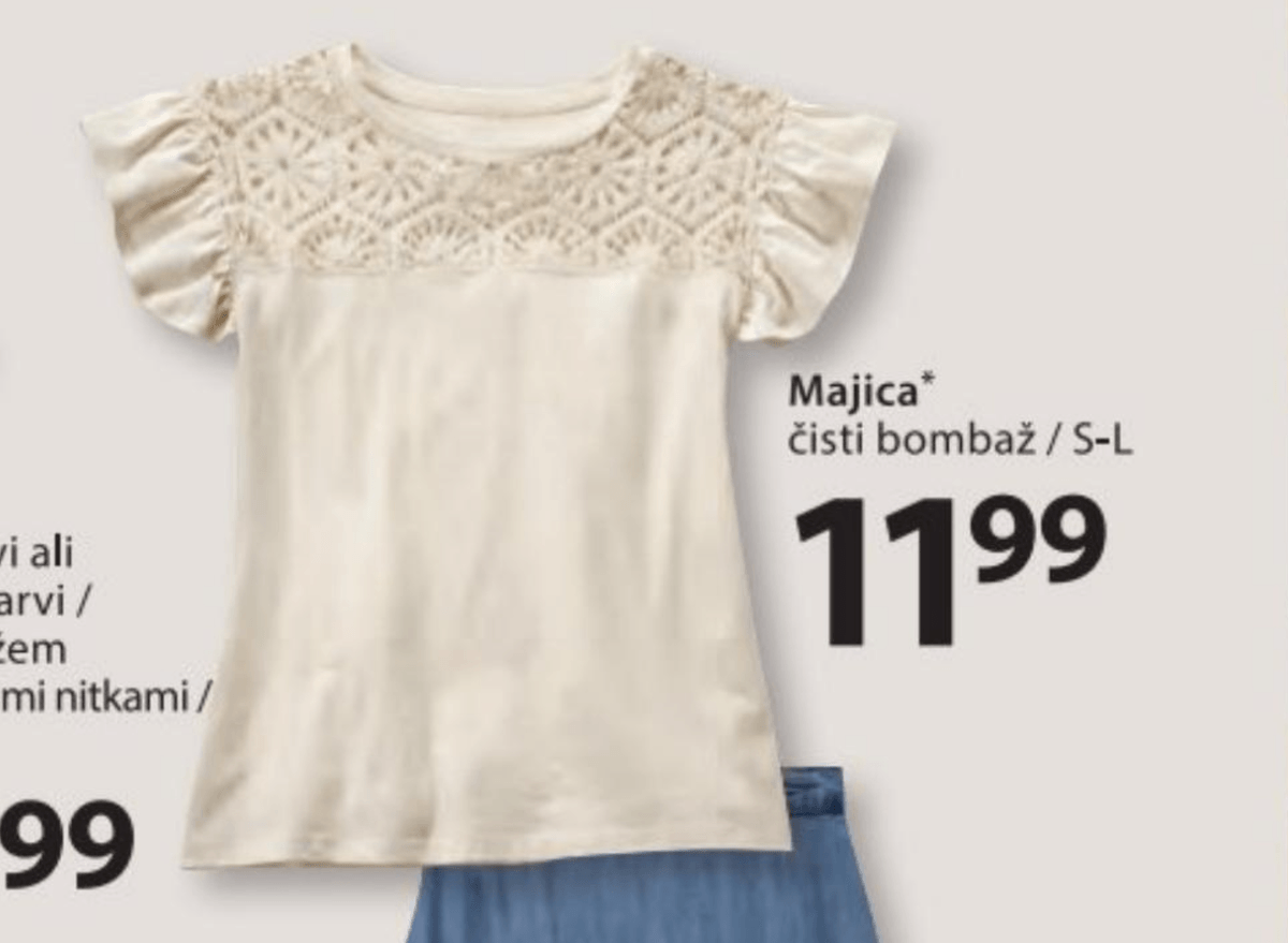 Majica - Akcija v trgovini NKD