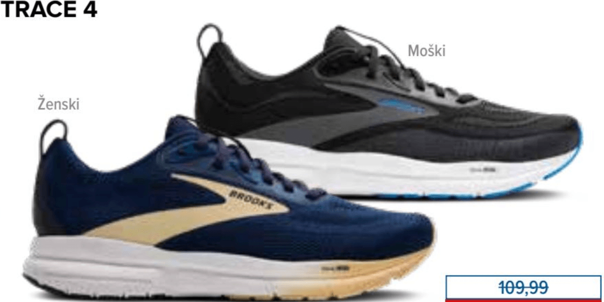 Tekaška obutev Trace 4 Brooks - Akcija v trgovini Hervis