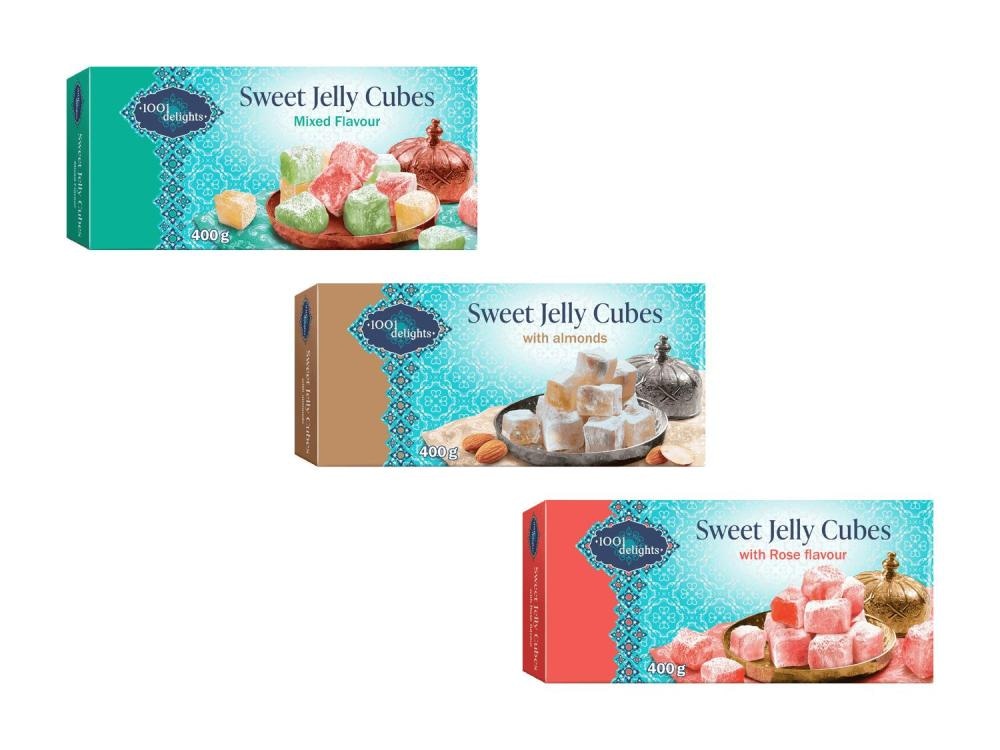 1001 DELIGHTS Sladke žele kocke 400 g - Akcija v trgovini Lidl