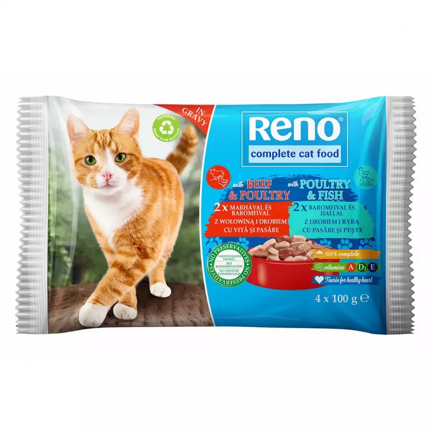 Reno hrana za mačke 4 x 100 g - Akcija v trgovini Jager