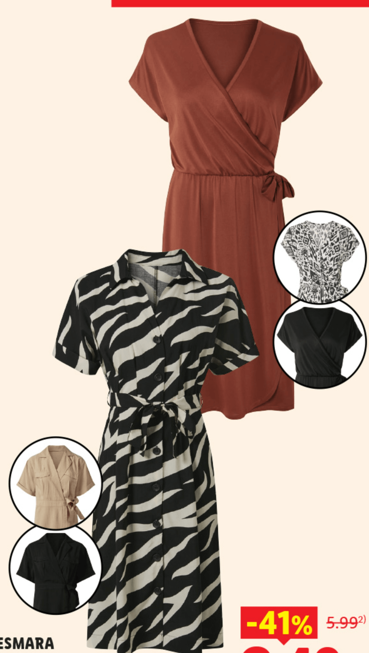 ESMARA Ženska obleka - Akcija u trgovini Lidl