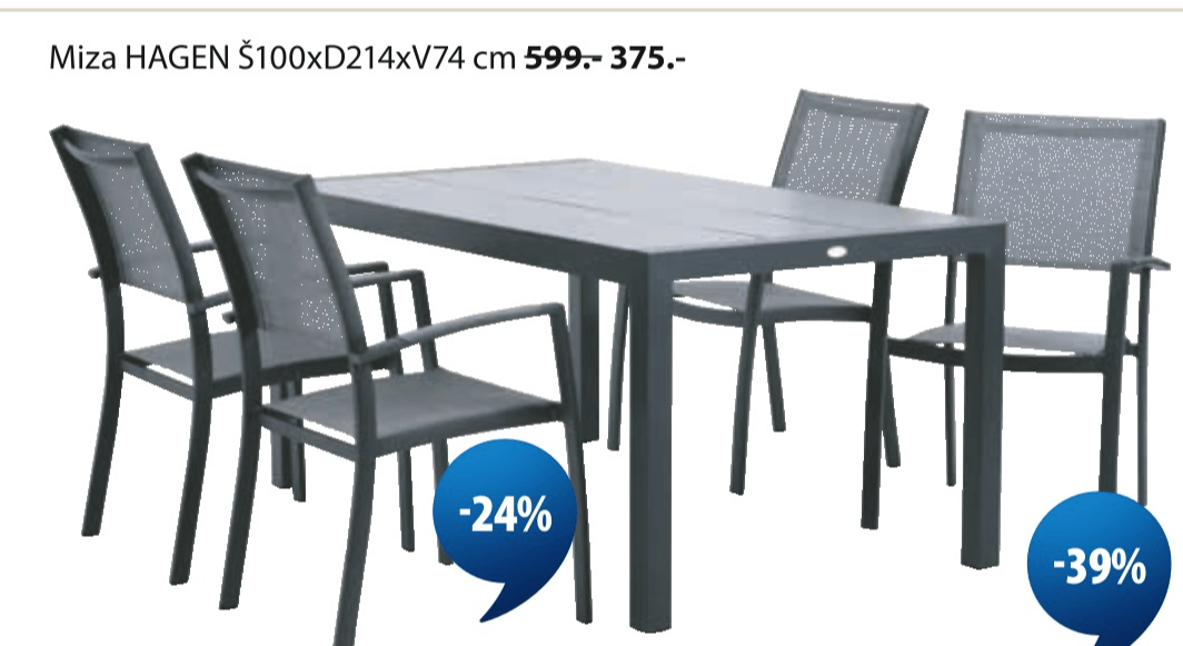 Miza - Akcija v trgovini Jysk