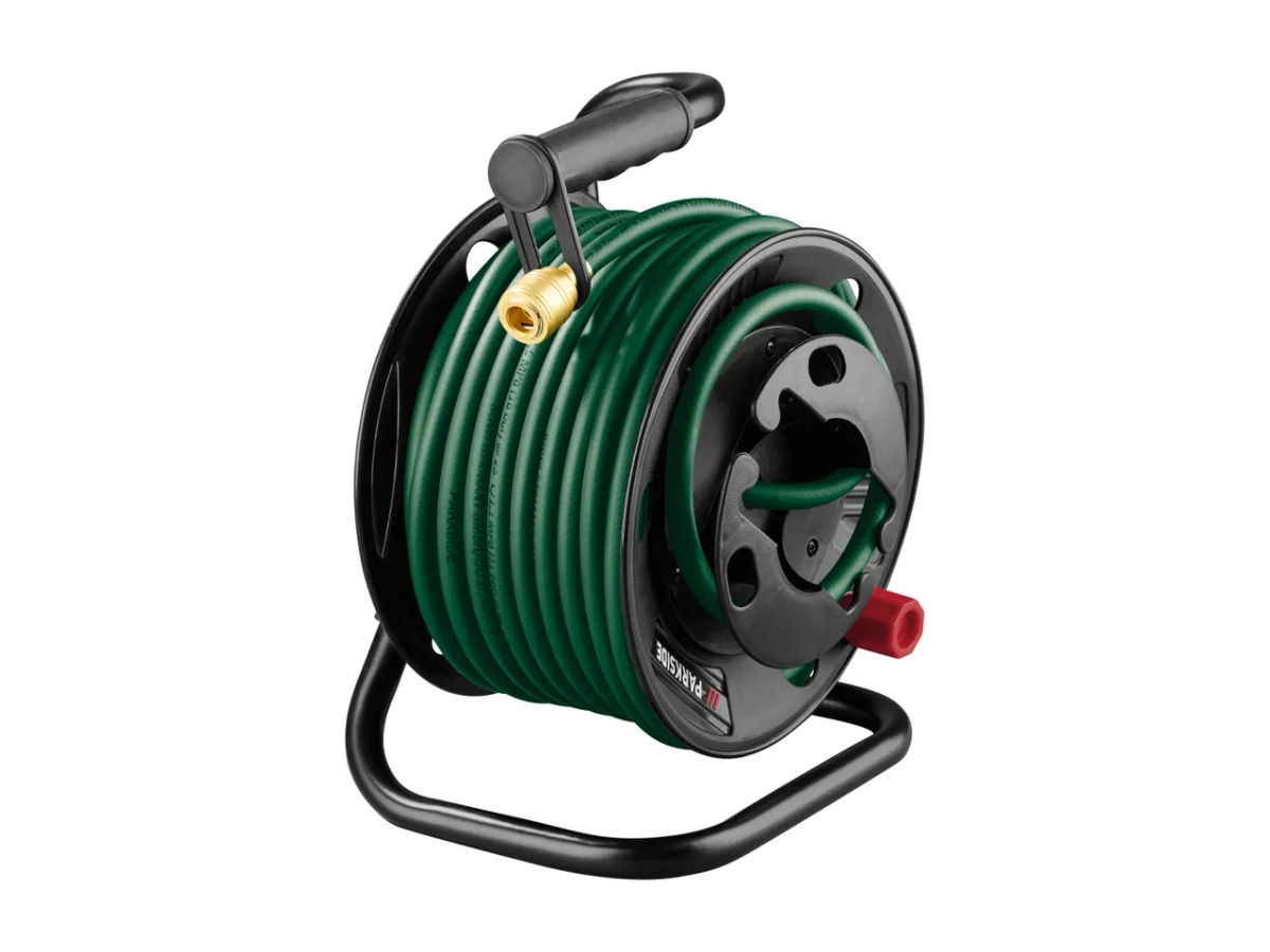 Parkside Navijalni boben s cevjo za stisnjen zrak 20 m - Akcija v trgovini Lidl