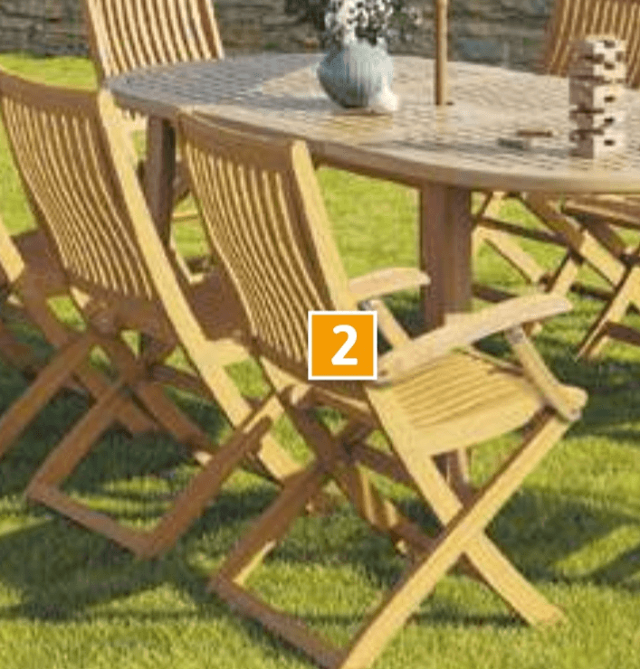 Zložljiv fotelj - Akcija v trgovini E.Leclerc