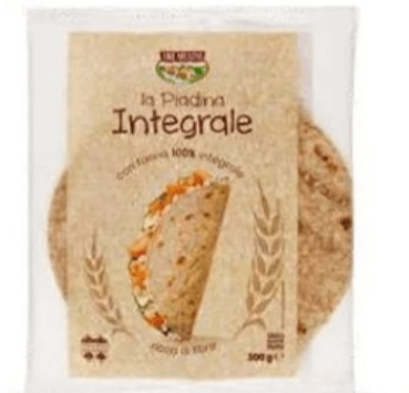 Polnozrnata piadina 300 g TRE MULINI - Akcija v trgovini Eurospin