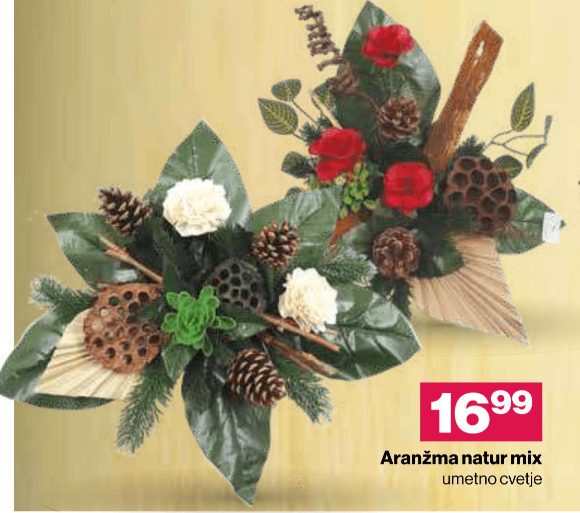 Aranžma natur mix - Akcija v trgovini Mercator