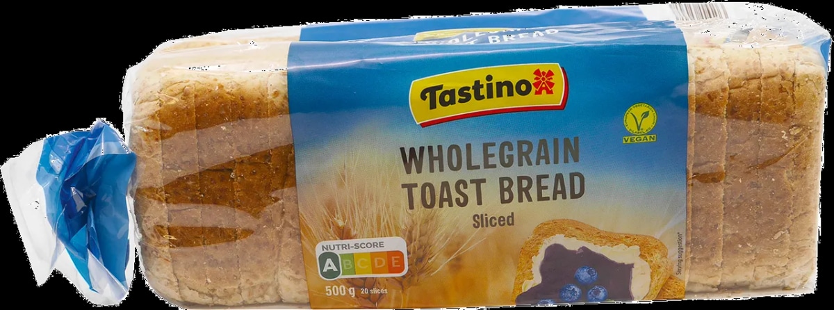 TASTINO Polnozrnati pšenični toast 750 g - Akcija v trgovini Lidl