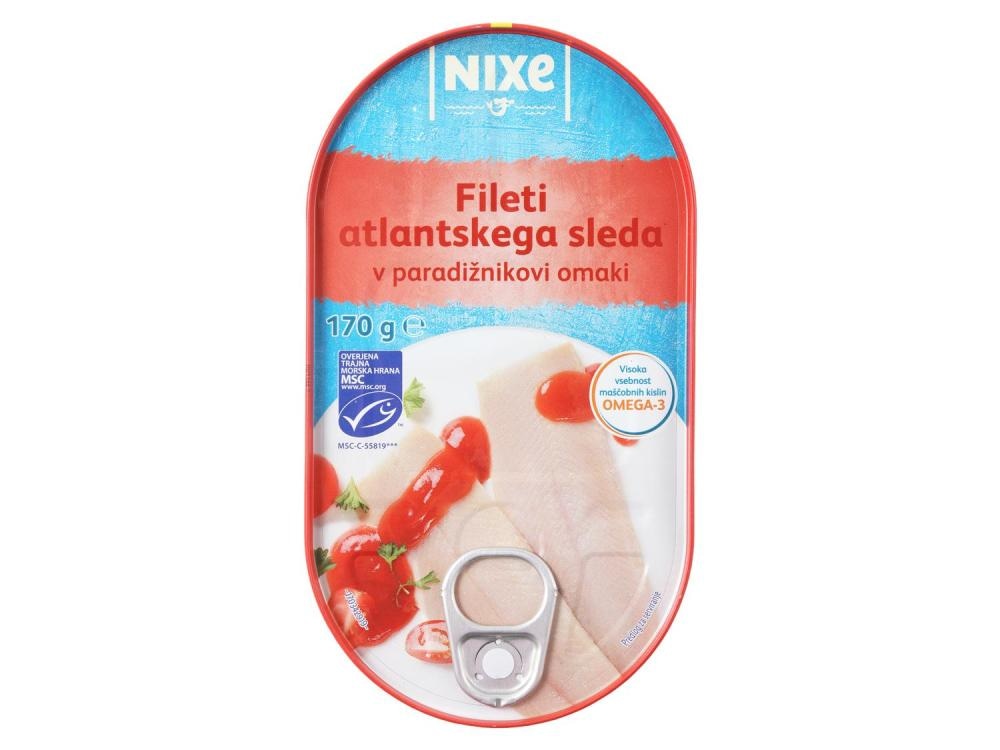 Nixe Fileti atlantskega sleda 170 g - Akcija u trgovini Lidl