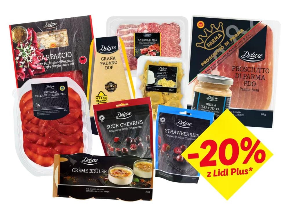 Deluxe Izbrani izdelki iz redne ponudbe - Akcija v trgovini Lidl