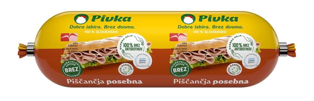 Posebna piščančja salama Pivka - Akcija v trgovini Mercator
