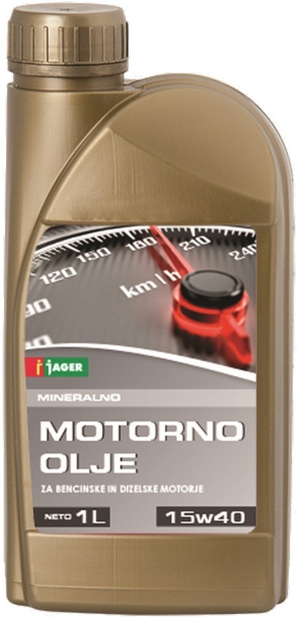 Motorno olje Jager SAE 15W40 1 L - Akcija v trgovini Jager
