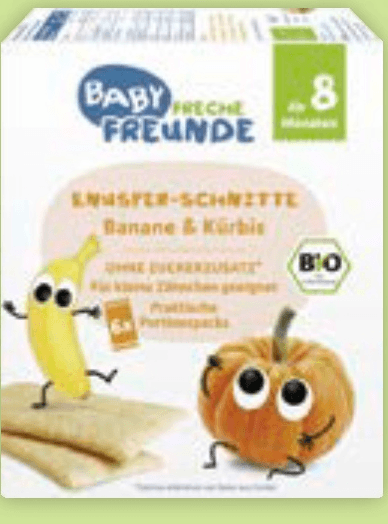 FRECHE FREUNDE hrustljave rezine banane in buče 84 g - Akcija v trgovini Mueller