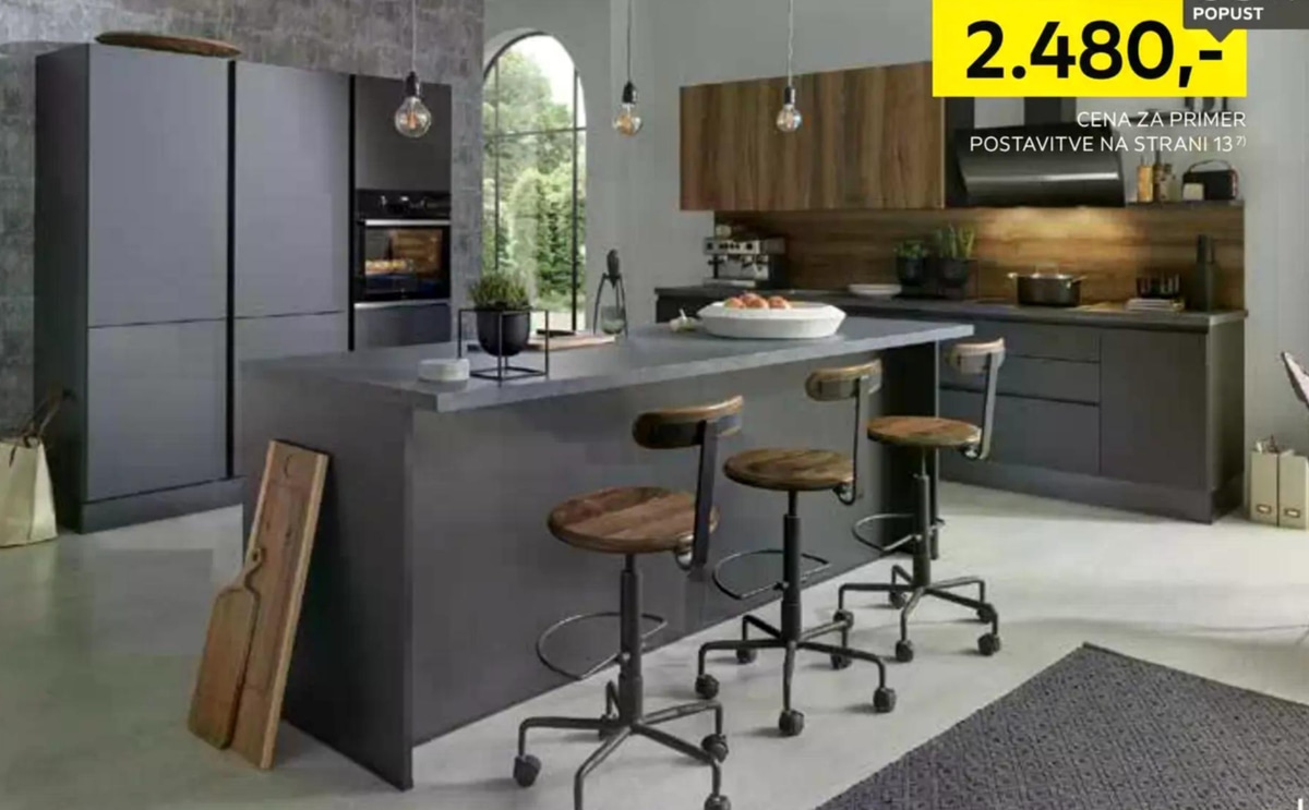 Novel Kuhinja po meri - Akcija v trgovini Lesnina