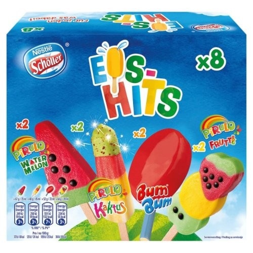 Sladoled Eis Hits 8 x 65 ml Nestle - Akcija v trgovini Spar