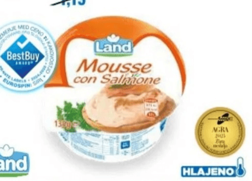 Land Sirni namaz z lososom 135 g - Akcija v trgovini Eurospin