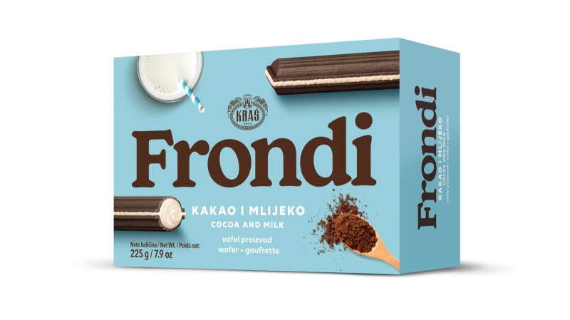 Napolitanke Frondi 225 g, 250 g Kraš - Akcija v trgovini Tuš