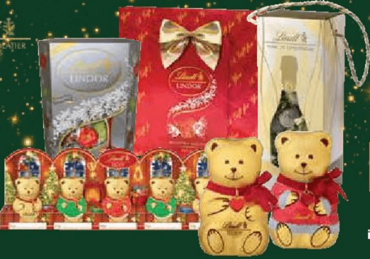 Izbrani sezonski izdelki Lindt - Akcija v trgovini Mercator