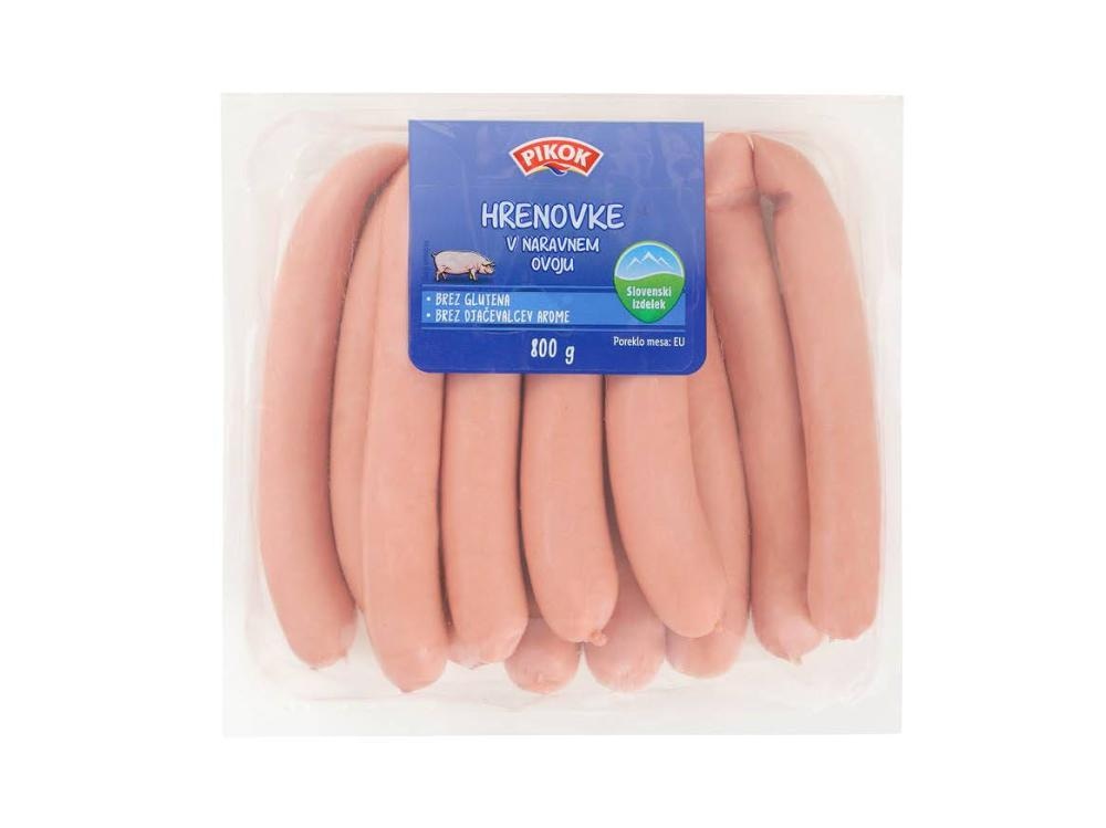 PIKOK Hrenovke v naravnem ovoju 200 g - Akcija v trgovini Lidl