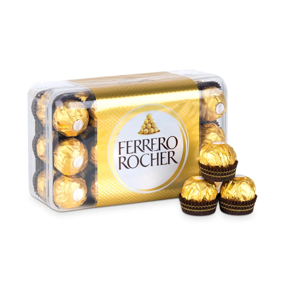 Ferrero Rocher čokoladna bonboniera 125 g - Akcija v trgovini Regal Shop