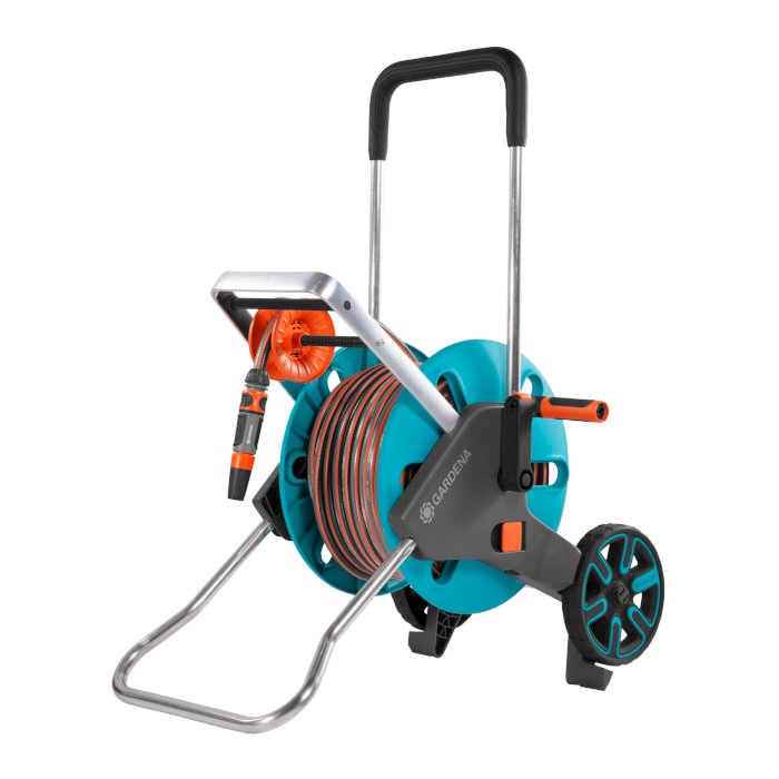 Voziček z vrtno cevjo 'Aquaroll M' 30 m Gardena - Akcija v trgovini Bauhaus