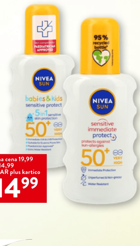 Nivea Sun Sprej za sončenje 200 ml - Akcija v trgovini Spar