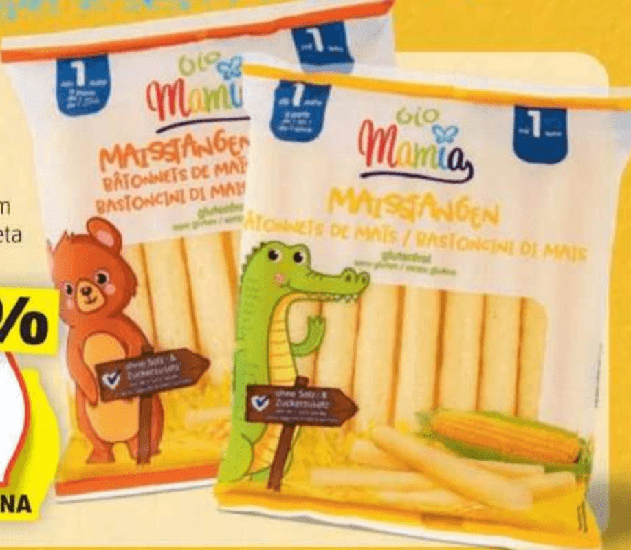 Mamia Bio Koruzne palčke 50 g - Akcija v trgovini Hofer