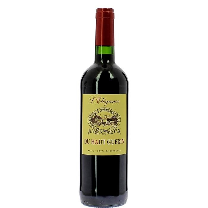 L'Élégance du Haut Guerin Blaye - Côtes de Bordeaux 0,75 l Akcija v trgovini E.Leclerc