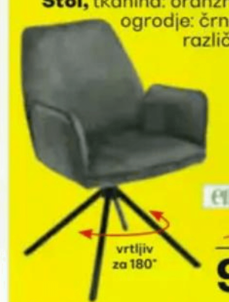 Stol emporia - Akcija v trgovini Rutar