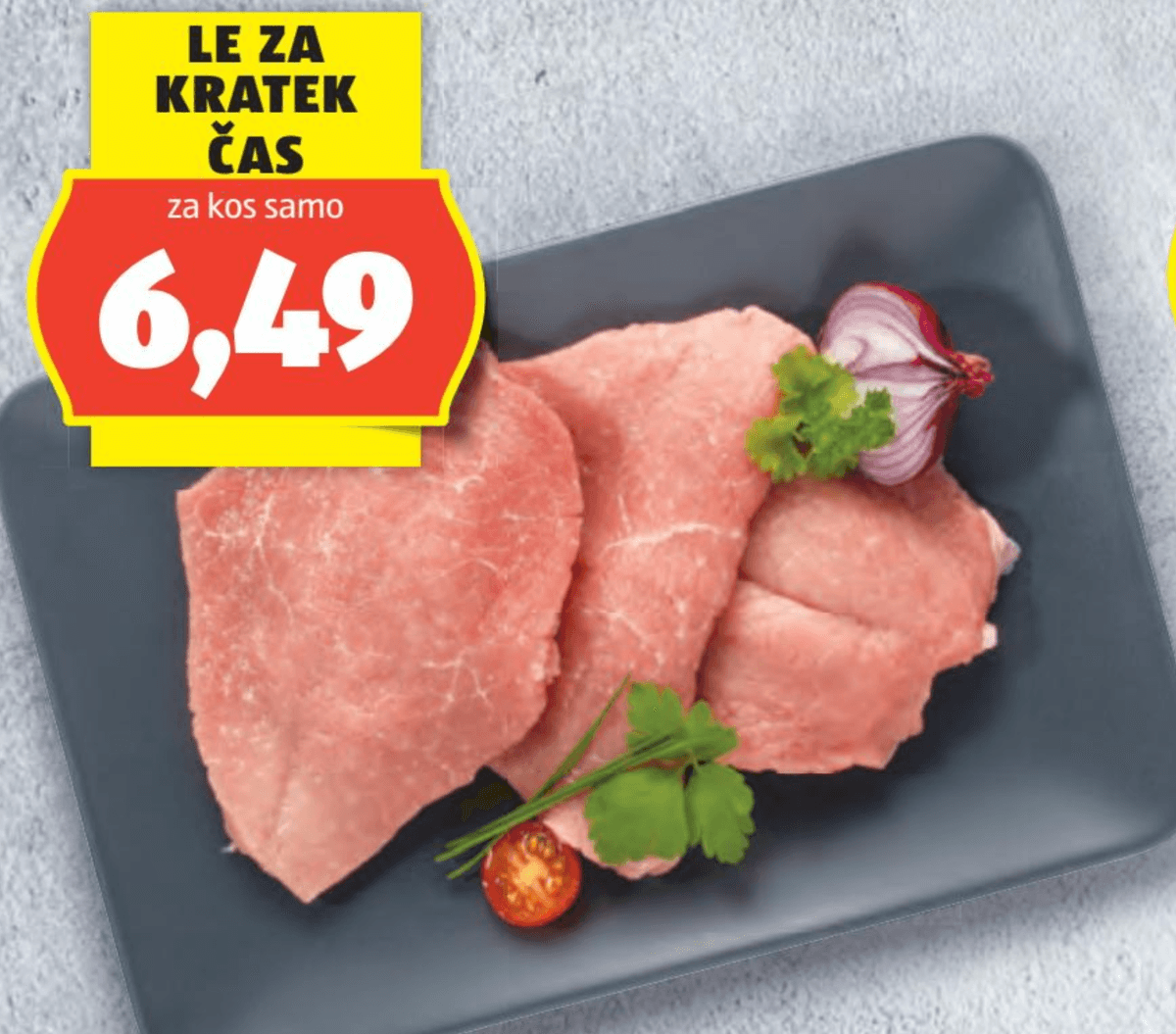 Svinjski zrezki 1 kg Celjske mesnine - Akcija v trgovini Hofer