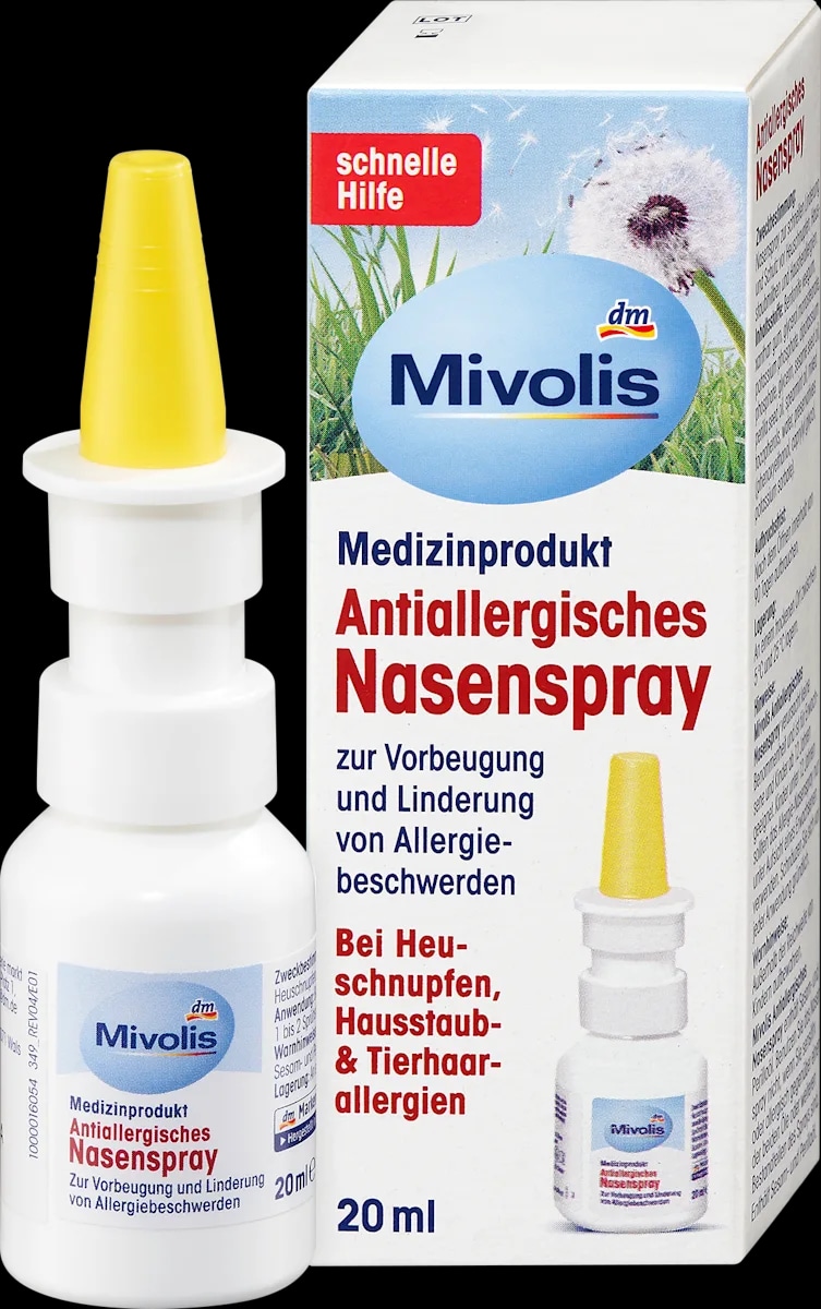 Mivolis antialergijsko pršilo za nos 20 ml - Akcija v trgovini Dm