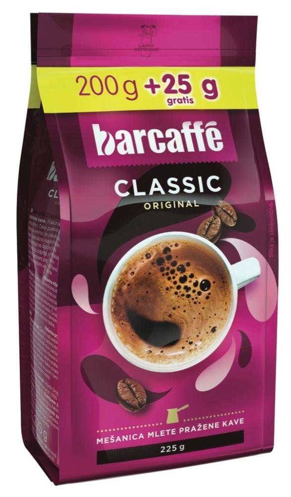 Barcaffe Mleta Kava Classic 200 g + 25 g - Akcija v trgovini Hofer