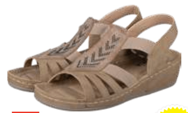 Ženski udobni sandali TISSAIA - Akcija v trgovini E.Leclerc