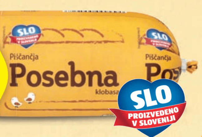 Piščančja posebna klobasa 800 g Akcija v trgovini Hofer