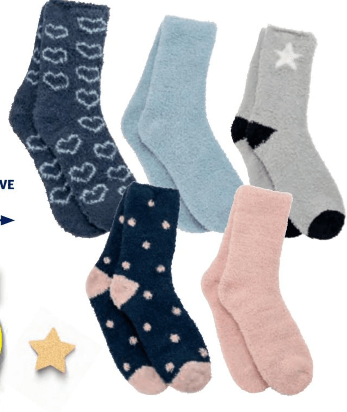 UP 2 FASHION WOMEN Ženske nogavice iz pliša 2 para - Akcija v trgovini Hofer