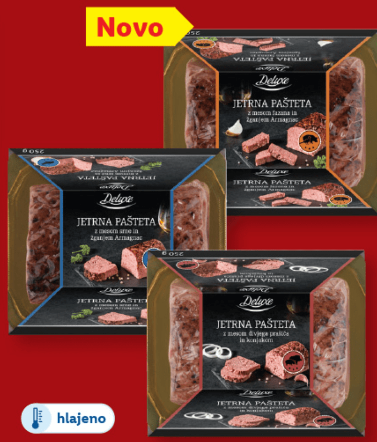 Deluxe Jetrna pašteta 250 g - Akcija v trgovini Lidl