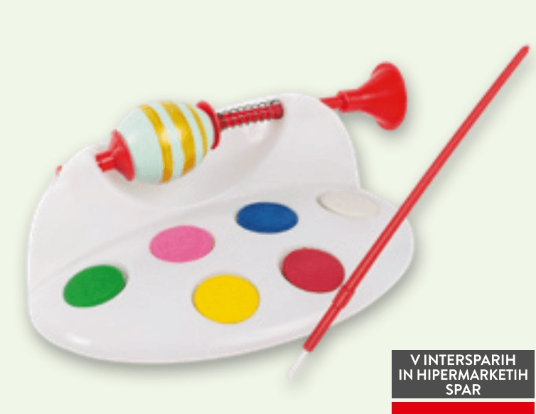 Set za barvanje pirhov - Akcija v trgovini Spar