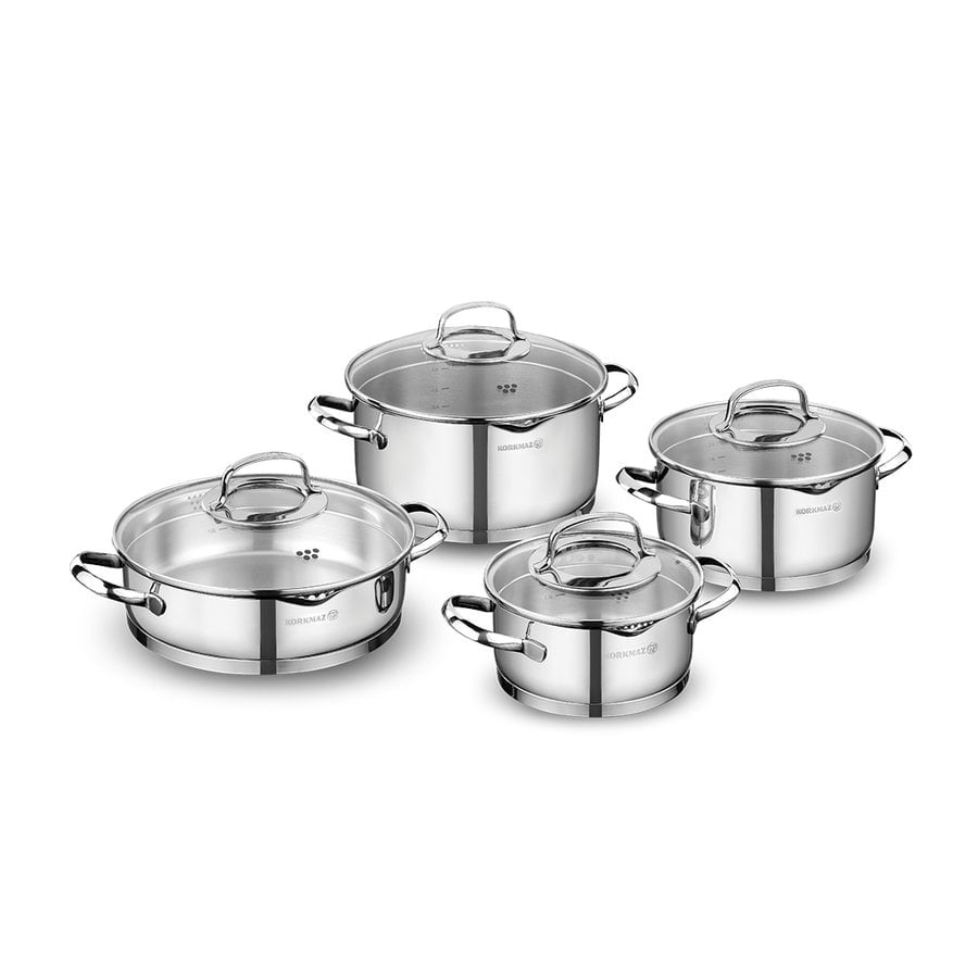 Set inox posod 8-delni - Akcija v trgovini Tuš