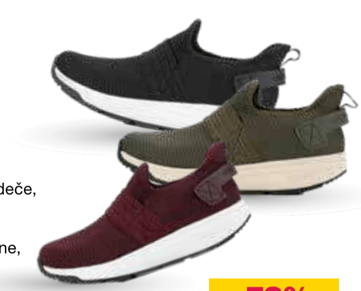 Čevlji Flexify - Akcija v trgovini Mercator