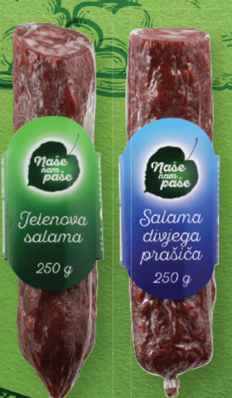 Naše nam paše Divjačinska salama 250 g - Akcija v trgovini Lidl