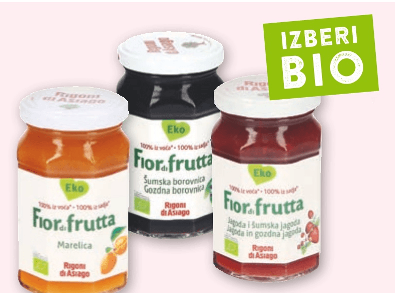 Bio sadni namaz Rigoni di Asiago 250 g - Akcija v trgovini Spar