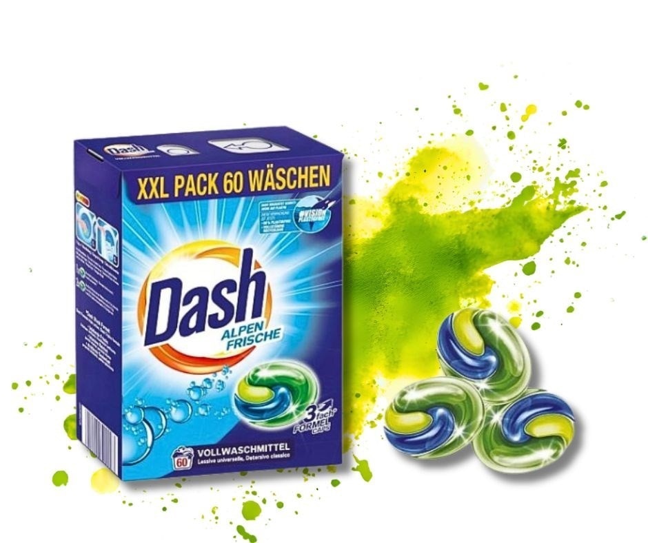 Dash detergent Kapsule 3v1 ali 5 kg prašek Akcija v trgovini Jager
