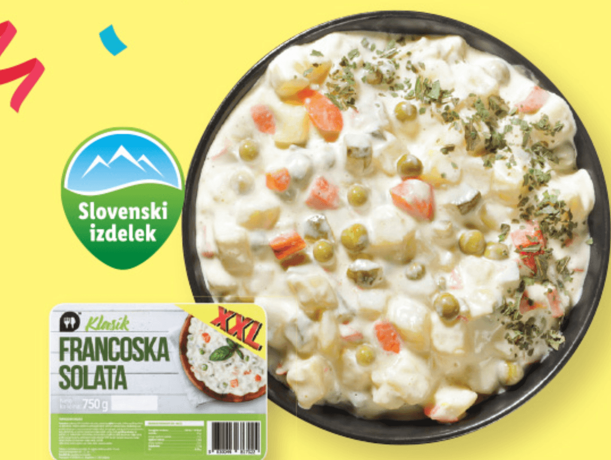 Klasik Francoska solata XXL 750 g - Akcija v trgovini Lidl