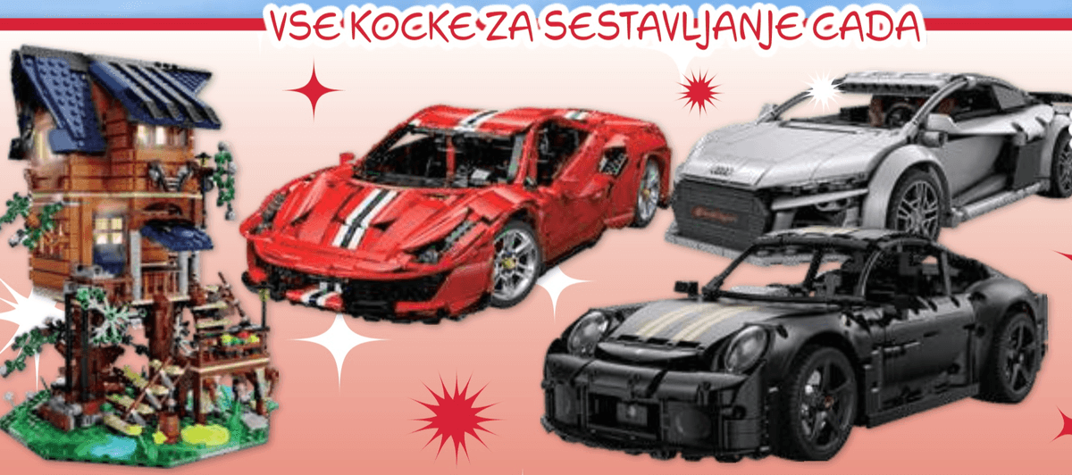 Vse kocke za sestavljanje CaDA - Akcija v trgovini E.Leclerc