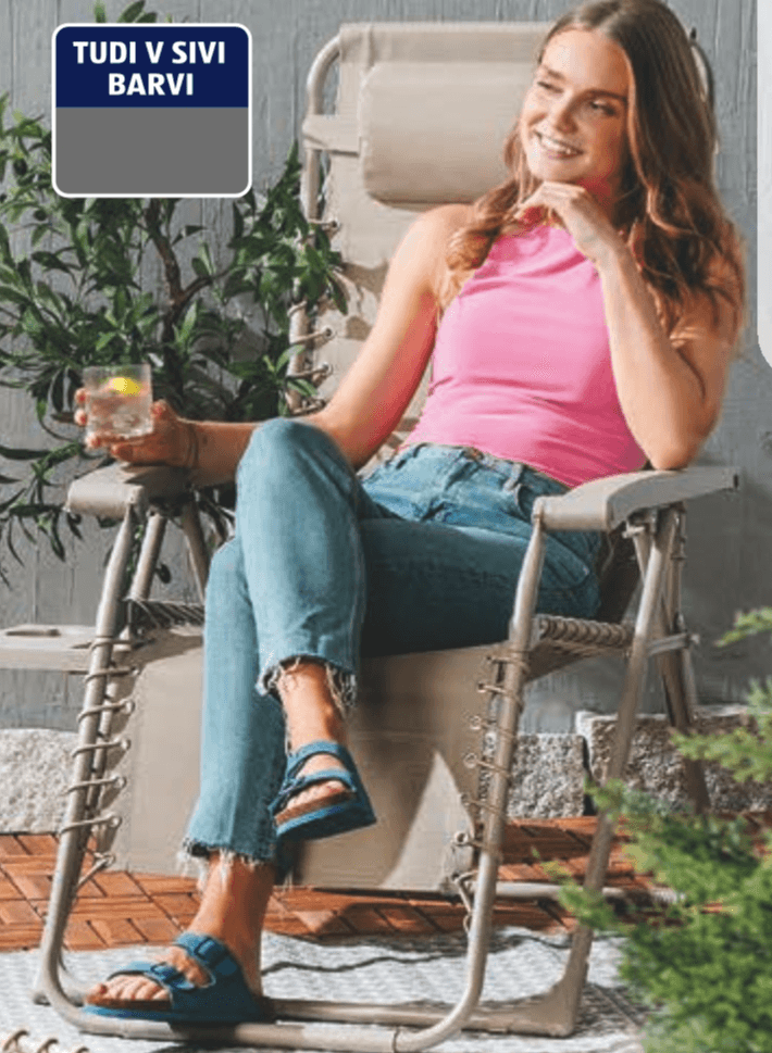 BELAVI Zložljiv vrtni stol - Akcija v trgovini Hofer