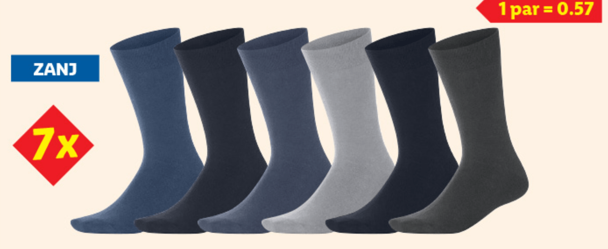 Esmara / Esmara Men Nogavice 7x - Akcija v trgovini Lidl