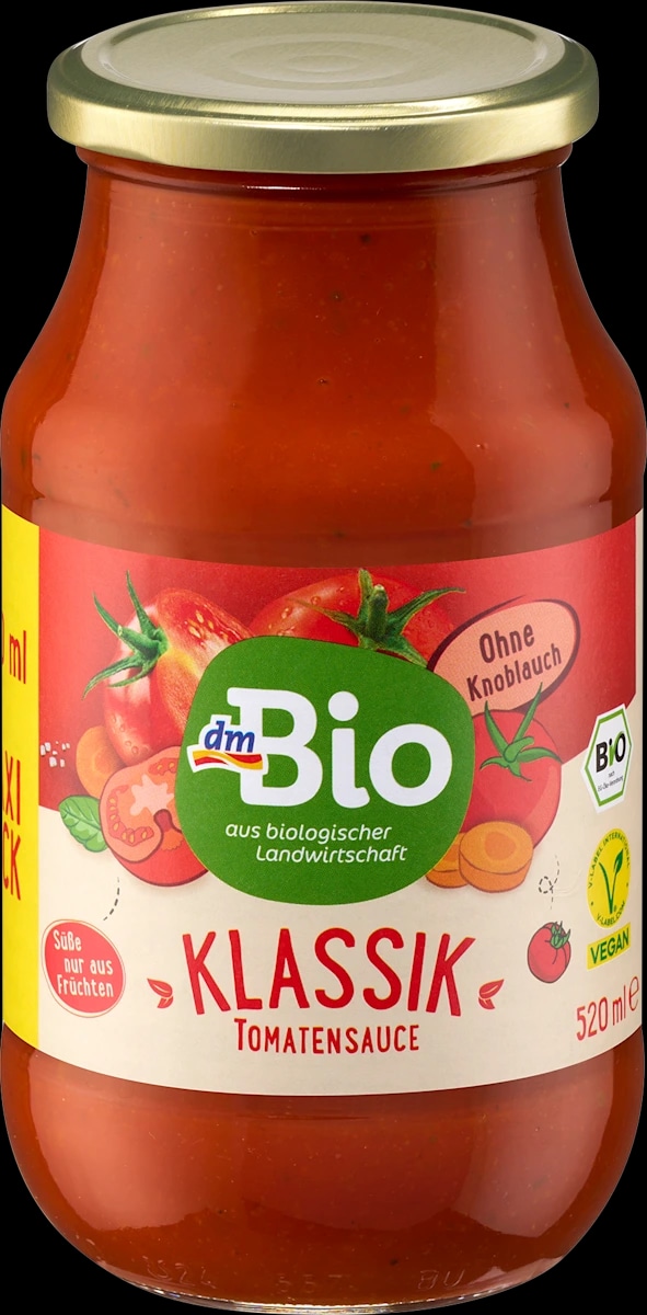 dmBio paradižnikova omaka 520 ml - Akcija v trgovini Dm