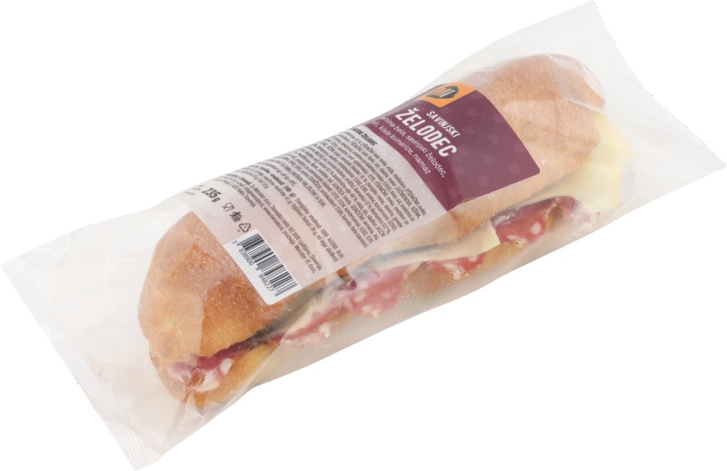 Sendvič s savinjskim želodcem Minute 235 g - Akcija v trgovini Mercator