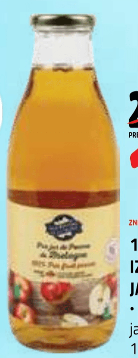 100% Sadni sok iz bretanskih jabolk 1 l - Akcija v trgovini E.Leclerc